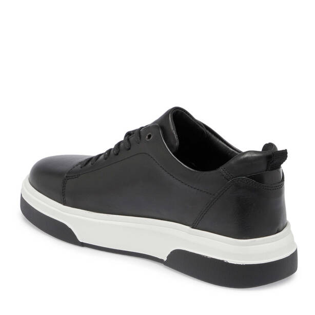 Siyah Deri Erkek Sneaker - E24S1AY56937-A43 - 2