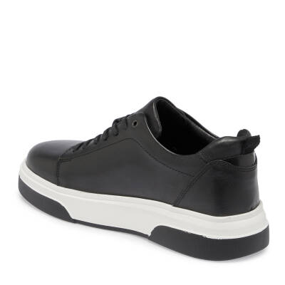  Siyah Deri Erkek Sneaker - E24S1AY56937-A43 - 2