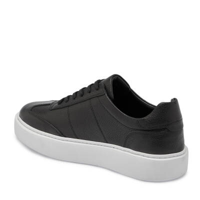  Siyah Deri Erkek Sneaker - E24S1AY56960-A41 - 2