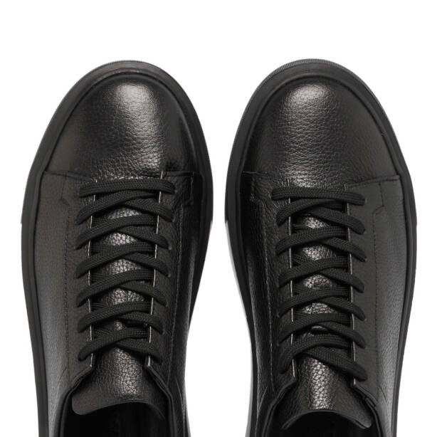 Siyah Deri Erkek Sneaker - E24S1AY56961-A41 - 5