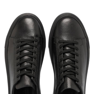 Siyah Deri Erkek Sneaker - E24S1AY56961-A41 - 5