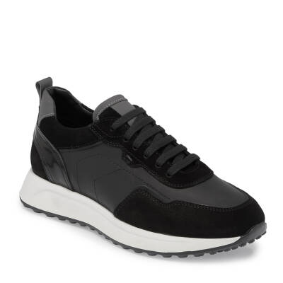  Siyah Deri Erkek Sneaker - E24S1AY57068-W19 