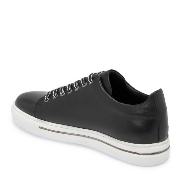 Siyah Deri Erkek Sneaker - E25I1AY57187-A23 - 2