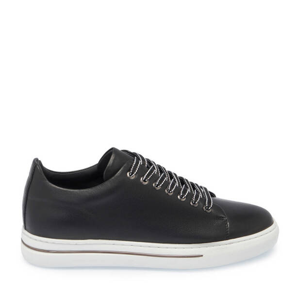 Siyah Deri Erkek Sneaker - E25I1AY57187-A23 - 3