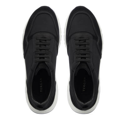 Siyah Deri Erkek Sneaker - E25I1AY57233-B31 - 5
