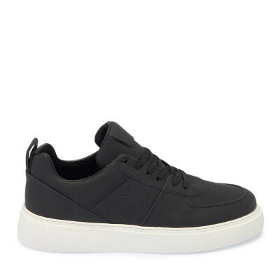  Siyah Deri Erkek Sneaker - E25I1AY57284-A23 - 3