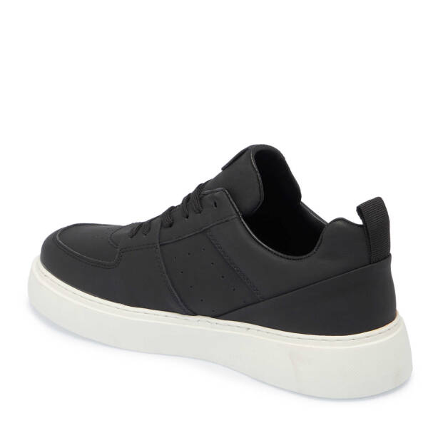 Siyah Deri Erkek Sneaker - E25I1AY57284-A23 - 2