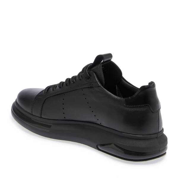 Siyah Deri Erkek Sneaker - E25S1AY57385-A23 - 2