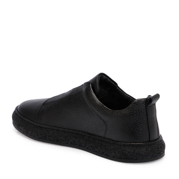 Siyah Deri Erkek Sneaker - E25S1AY57423-A41 - 2