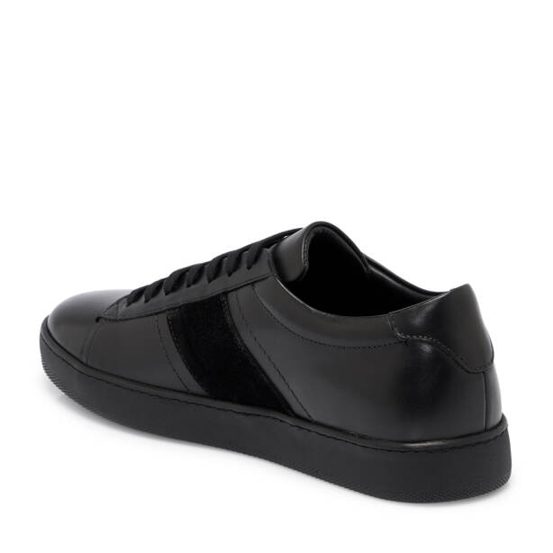 Siyah Deri Erkek Sneaker - E25S1AY57463-A23 - 2