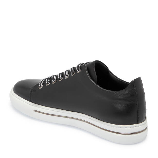 Siyah Deri Erkek Sneaker - E25S1AY57529-A23 - 2