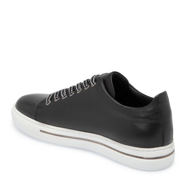 Siyah Deri Erkek Sneaker - E25S1AY57529-A23 - 2