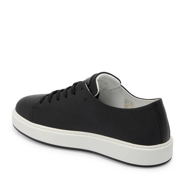Siyah Deri Erkek Sneaker - E25S1AY57547-A23 - 2