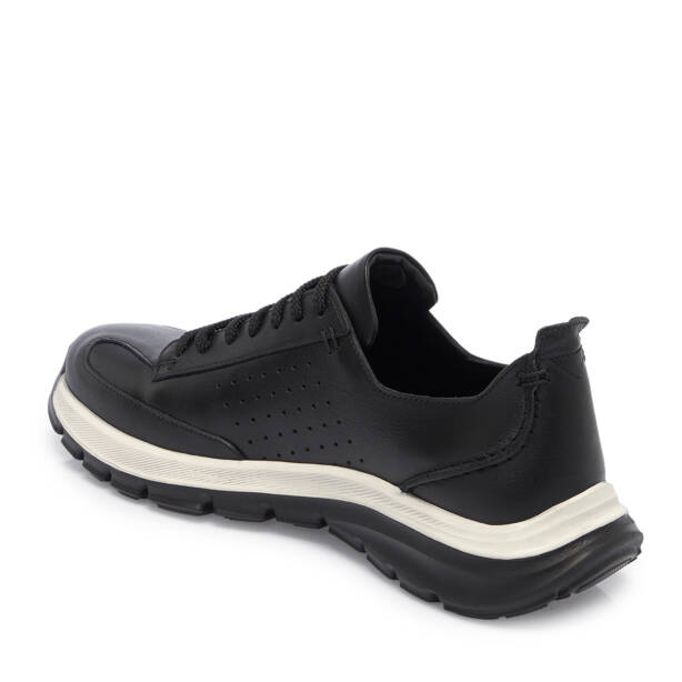 Siyah Deri Erkek Sneaker - E25S1AY57552-A23 - 2