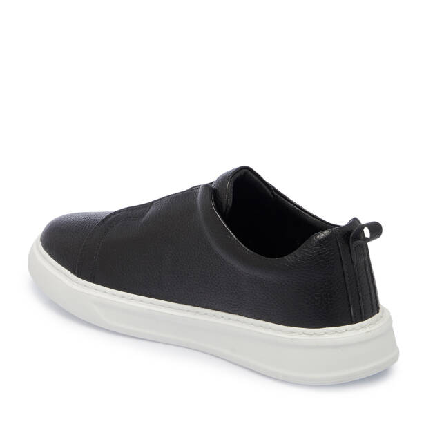 Siyah Deri Erkek Sneaker - E25S1AY57560-A41 - 2