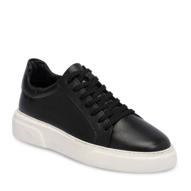 Siyah Deri Erkek Sneaker - E25S1AY57667-A41 