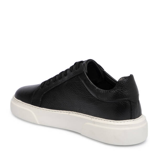 Siyah Deri Erkek Sneaker - E25S1AY57667-A41 - 2