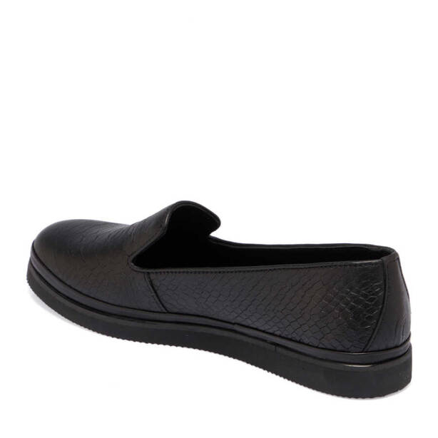 Siyah Hakiki Deri Kadın Babet - K24I1AY67113-A23 - 3