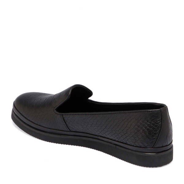 Siyah Hakiki Deri Kadın Babet - K24I1AY67113-A23 - 3