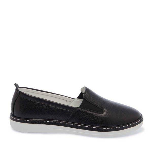 Siyah Hakiki Deri Kadın Babet - K24I1AY67359-A41 - 1