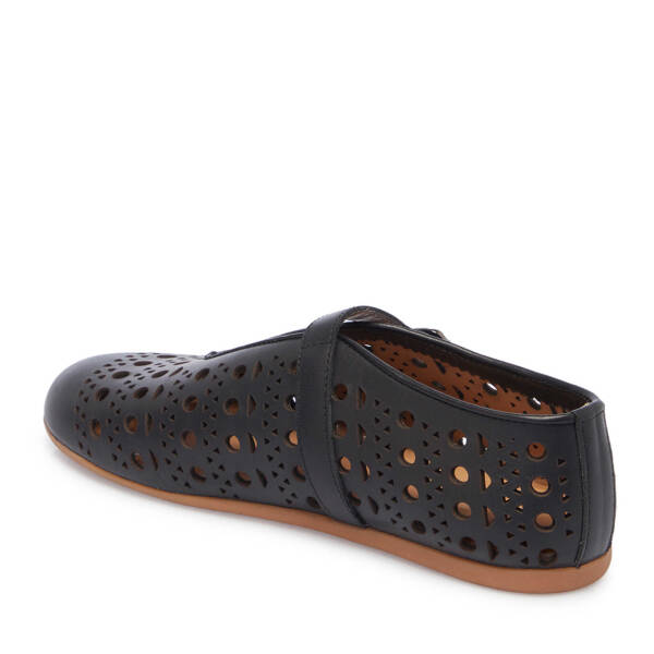 Siyah Hakiki Deri Kadın Babet - K25I1AY67900-A23 - 3