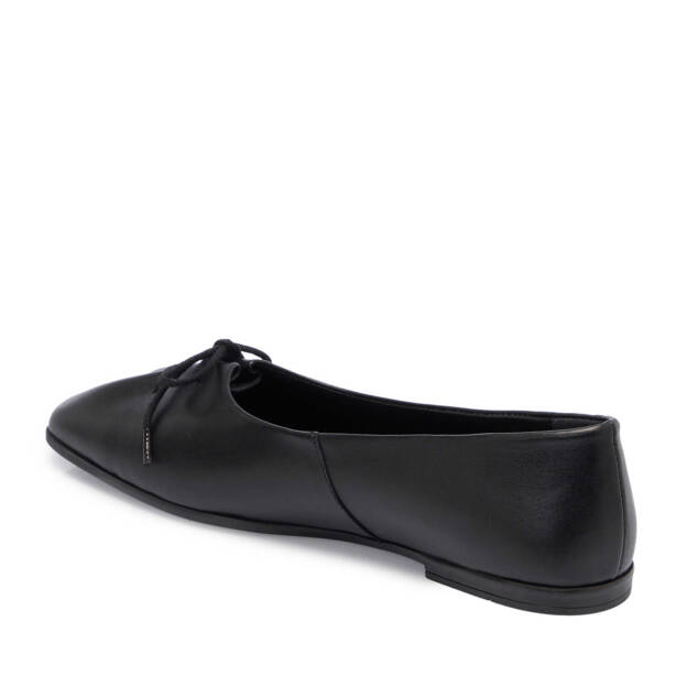 Siyah Hakiki Deri Kadın Babet - K25I1BB67850-A23 - 3