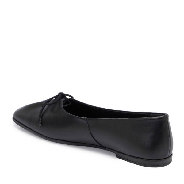 Siyah Hakiki Deri Kadın Babet - K25I1BB67850-A23 - 3