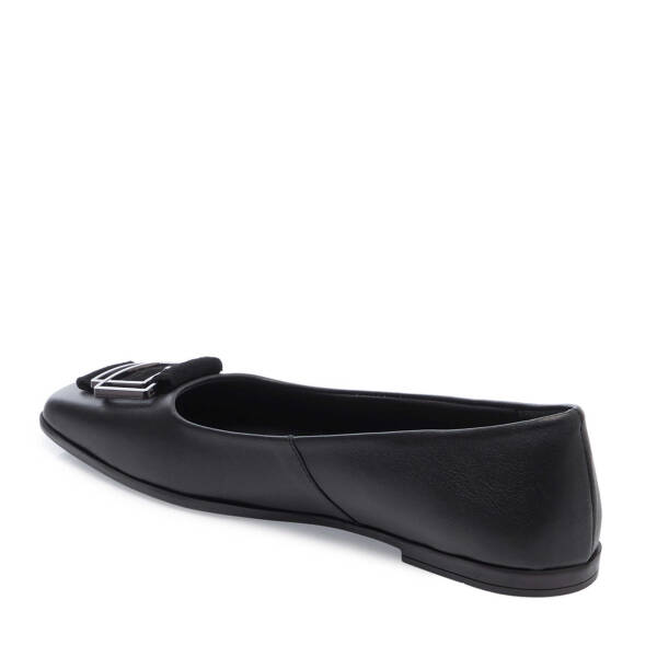 Siyah Hakiki Deri Kadın Babet - K25I1BB67851-A23 - 3