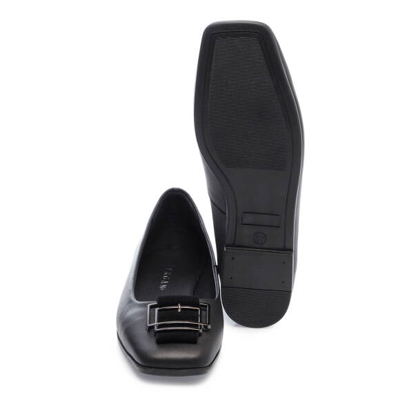 Siyah Hakiki Deri Kadın Babet - K25I1BB67851-A23 - 4