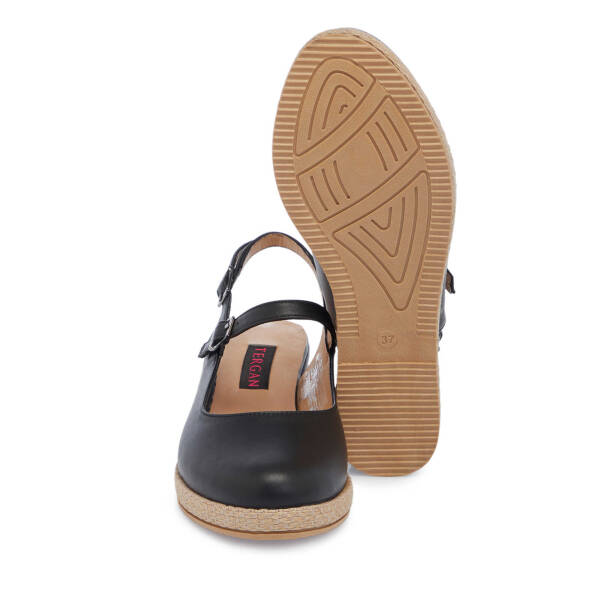 Siyah Hakiki Deri Kadın Babet - K25Y1AY67907-A23 - 4