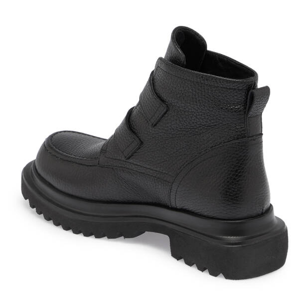 Siyah Hakiki Deri Kadın Bot - K23K1BT66812-A41 - 3