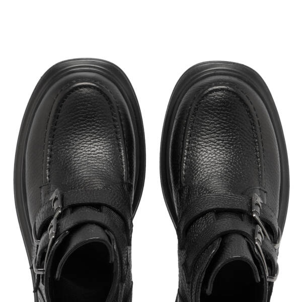 Siyah Hakiki Deri Kadın Bot - K23K1BT66812-A41 - 5