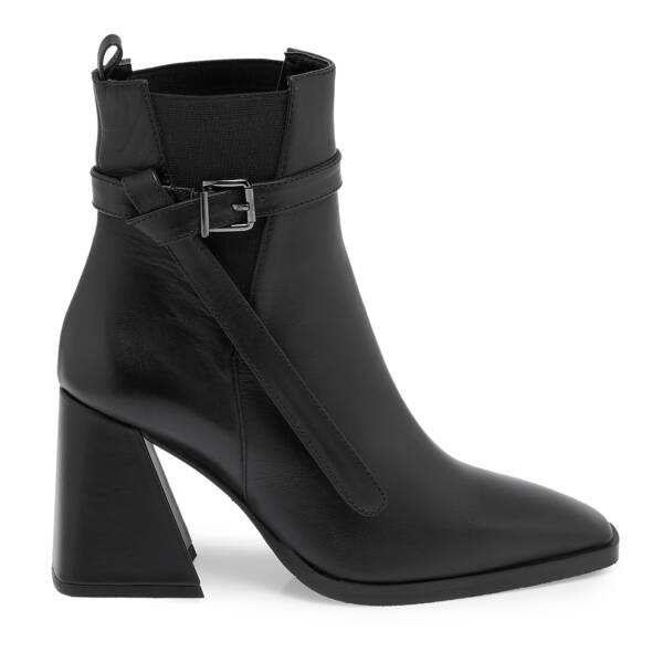 Siyah Hakiki Deri Kadın Bot - K23K1BT66860-C59 - 1