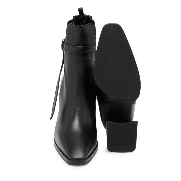 Siyah Hakiki Deri Kadın Bot - K23K1BT66860-C59 - 4