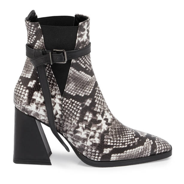 Siyah Deri Kadın Bot - K23K1BT66860-T26 - 3