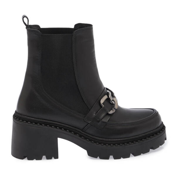 Siyah Deri Kadın Bot - K23K1BT66866-A23 - 3