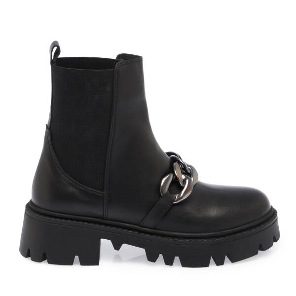 Siyah Deri Kadın Bot - K23K1BT66869-A23 - 3