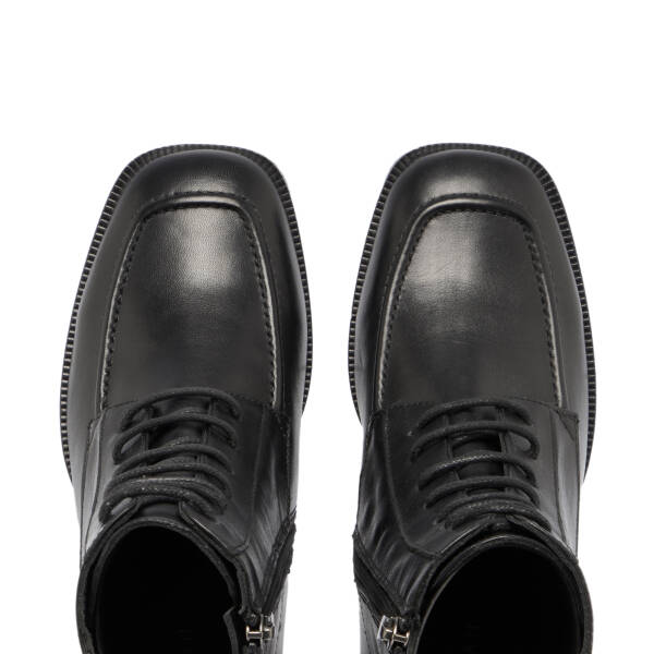 Siyah Deri Kadın Bot - K23K1BT66878-A23 - 5