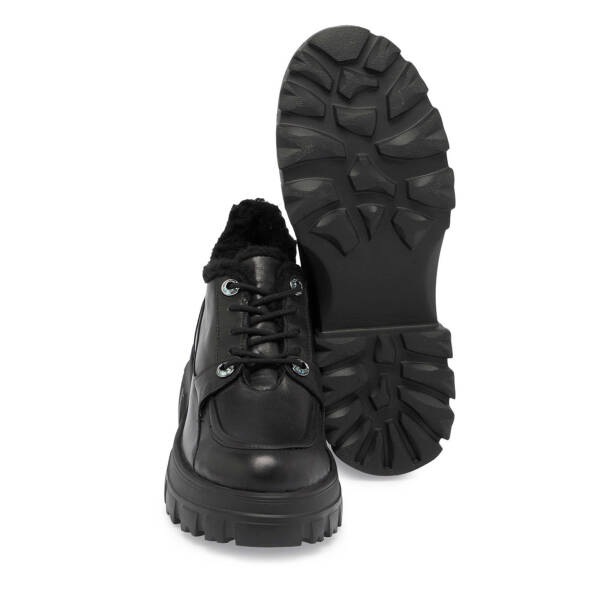Siyah Deri Kadın Bot - K24S1AY67553-A23 - 4