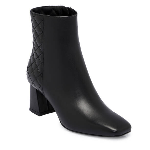 Siyah Deri Kadın Bot - K25K1BT68130-A23 