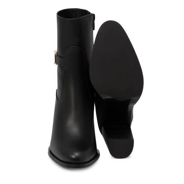 Siyah Deri Kadın Bot - K25K1BT68131-A23 - 4