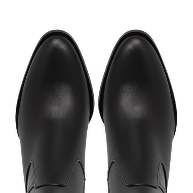 Siyah Deri Kadın Bot - K25K1BT68131-A23 - 5