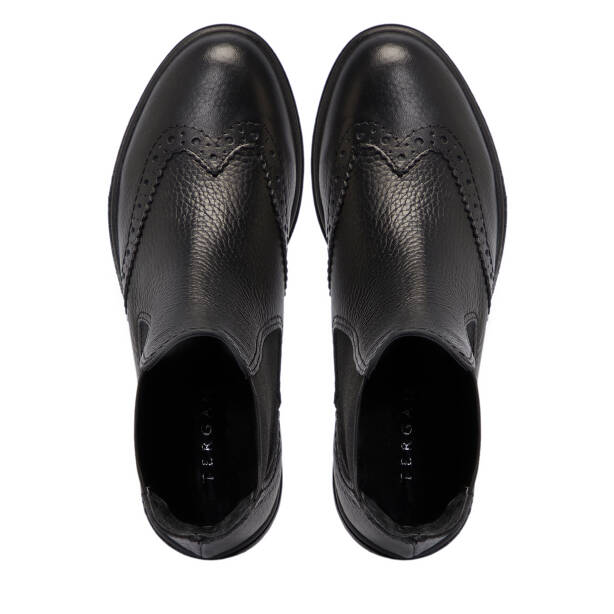 Siyah Deri Kadın Bot - K25K1BT68145-A41 - 5