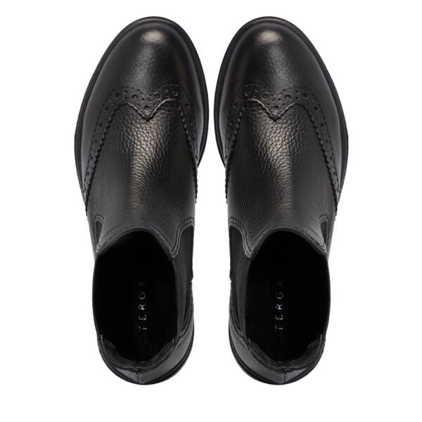 Siyah Deri Kadın Bot - K25K1BT68145-A41 - 5