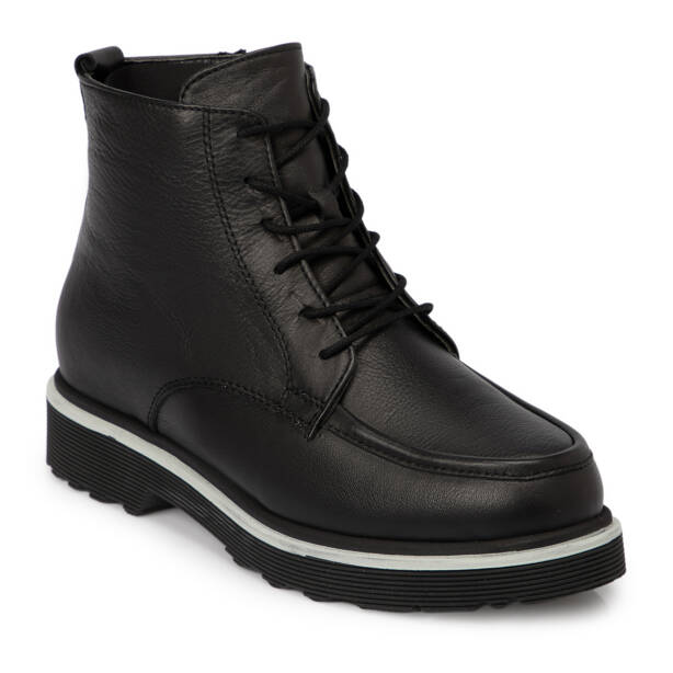 Siyah Deri Kadın Bot - K25K1BT68170-A23 