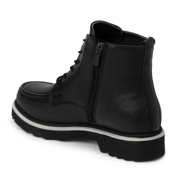 Siyah Deri Kadın Bot - K25K1BT68170-A23 - 2