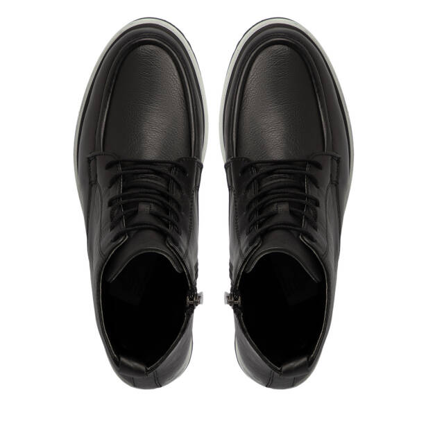 Siyah Deri Kadın Bot - K25K1BT68170-A23 - 5