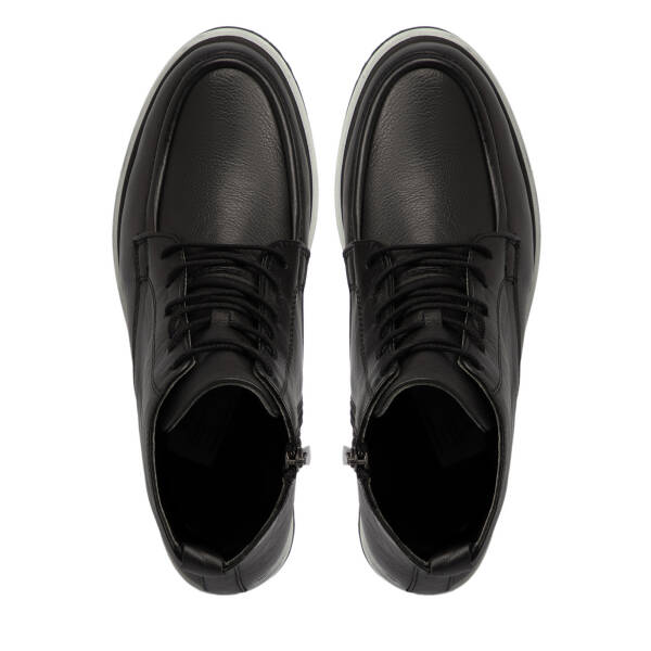 Siyah Deri Kadın Bot - K25K1BT68170-A23 - 5