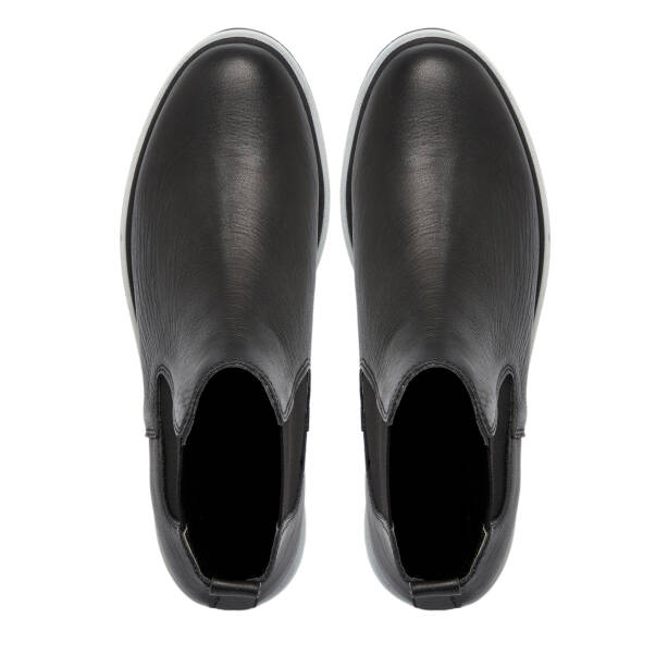 Siyah Deri Kadın Bot - K25K1BT68171-A23 - 5