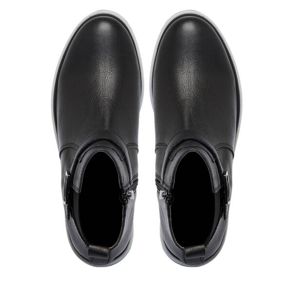 Siyah Deri Kadın Bot - K25K1BT68172-A23 - 5